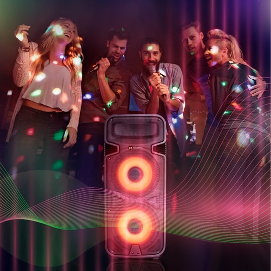 Caixa de Som Amplificada 500W RMS GT Power